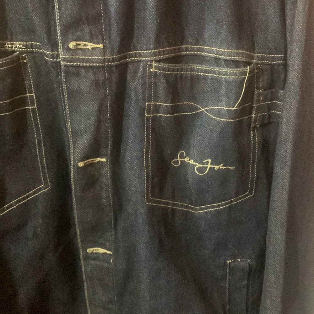 Sean Jeans men’s blue jean jacket sz M 100% cotton